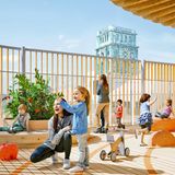 Terrasse der Kindertagesstätte