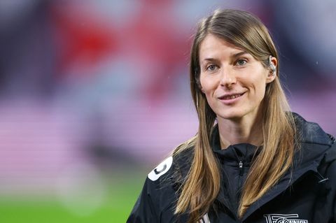 Die erste Cheftrainerin in der Fußball-Bundesliga der Männer: Marie-Louise Eta. (Archivbild) Foto: Jan Woitas/dpa