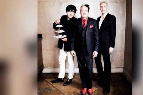 Die Ärzte (v.l.) - Rodrigo González, Bela B (bürgerlich Dirk Felsenheimer) und Farin Urlaub (bürgerlich Jan Vetter) - gehen wi