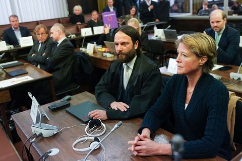 Ein Streik bei einer Fluglinie führt zu einem Terminausfall im Block-Prozess. (Archivbild) Foto: Marcus Brandt/Pool dpa/dpa