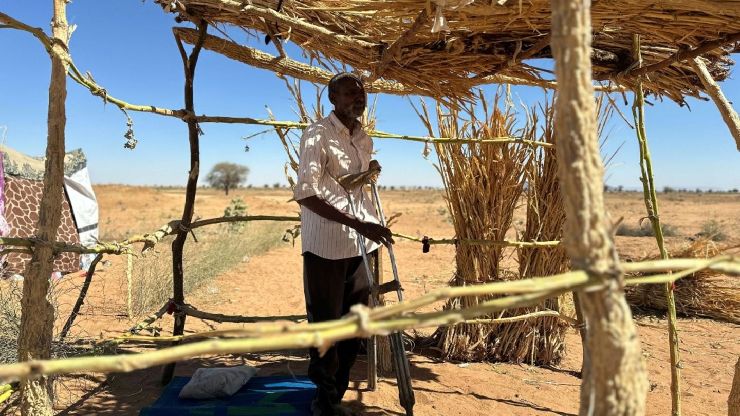 Flüchtling in Sudans Darfur-Provinz
