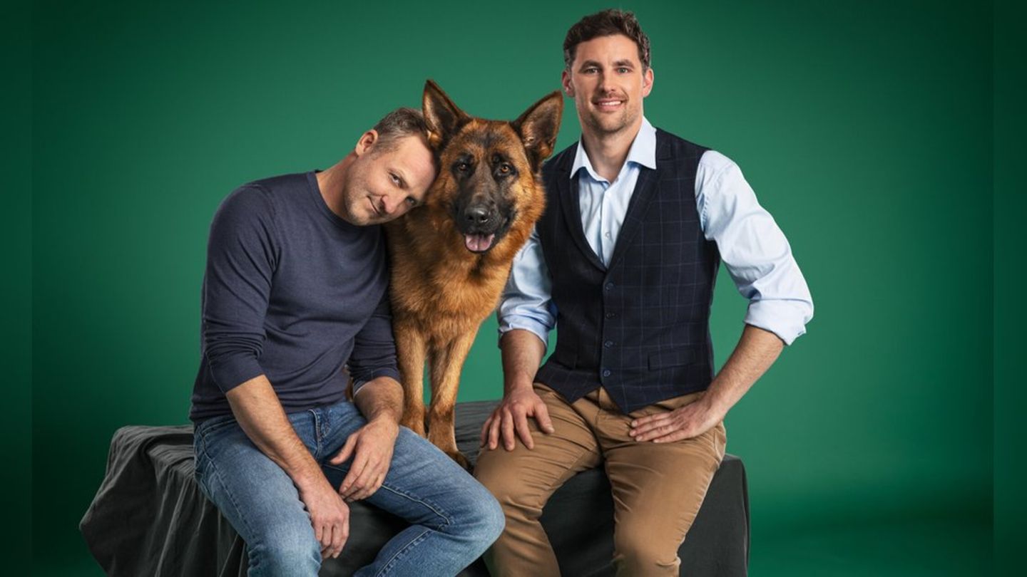 Maximilian Brückner (l.) und Ferdinand Seebacher (r.) bilden das neue Team um "Kommissar Rex".