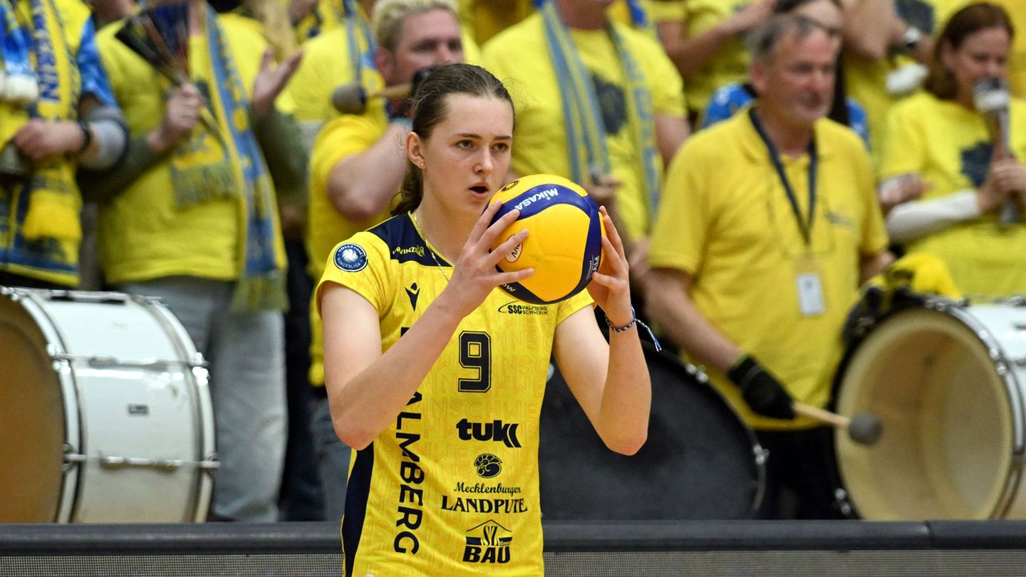 Letzter Aufschlag für den SSC: Leana Grozer verlässt den Verein am Saisonende. Foto: Michael Schwartz/dpa