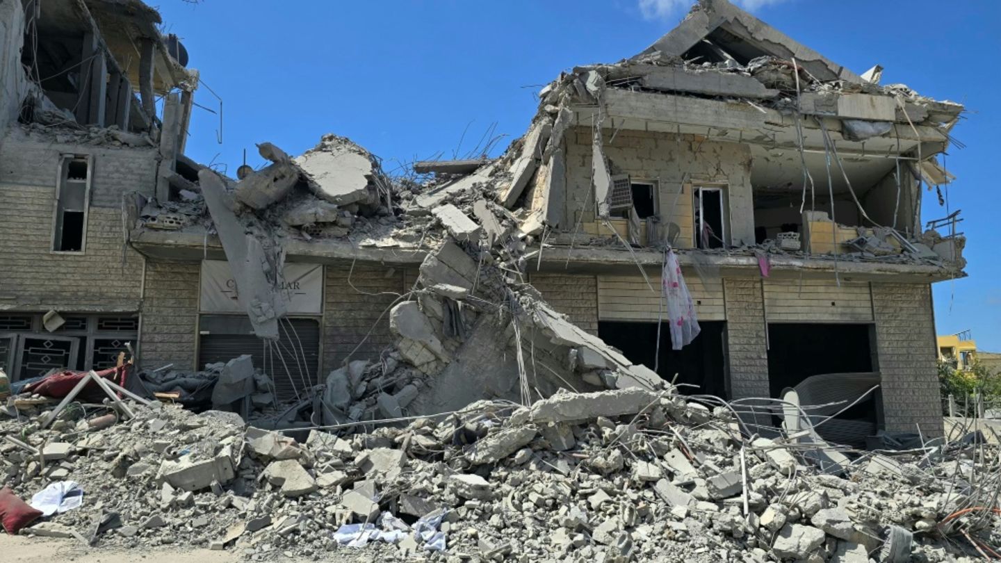 Zerstörung durch israelischen Angriff im Südlibanon