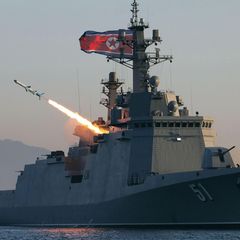 Nordkorea: Foto soll Abschuss einer Rakete zeigen