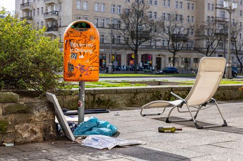 Mülleimer Berlin Tourismus