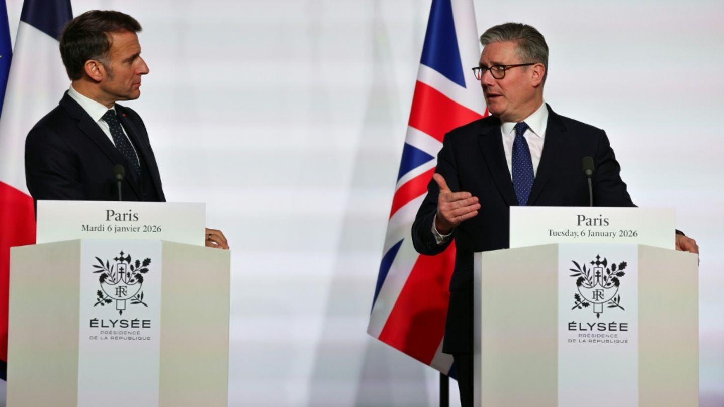 Emmanuel Macron und Keir Starmer