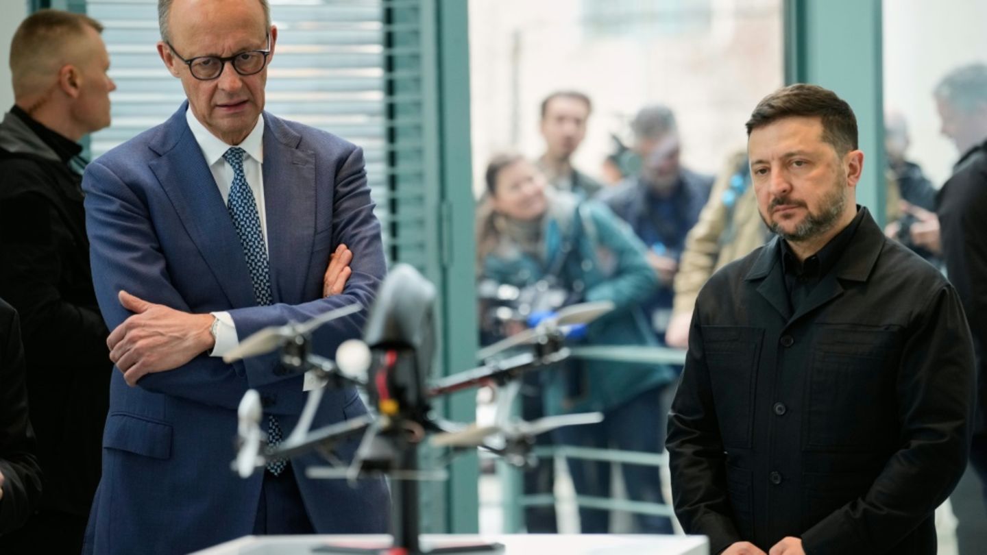 Merz und Selenskyj im Bundeskanzleramt