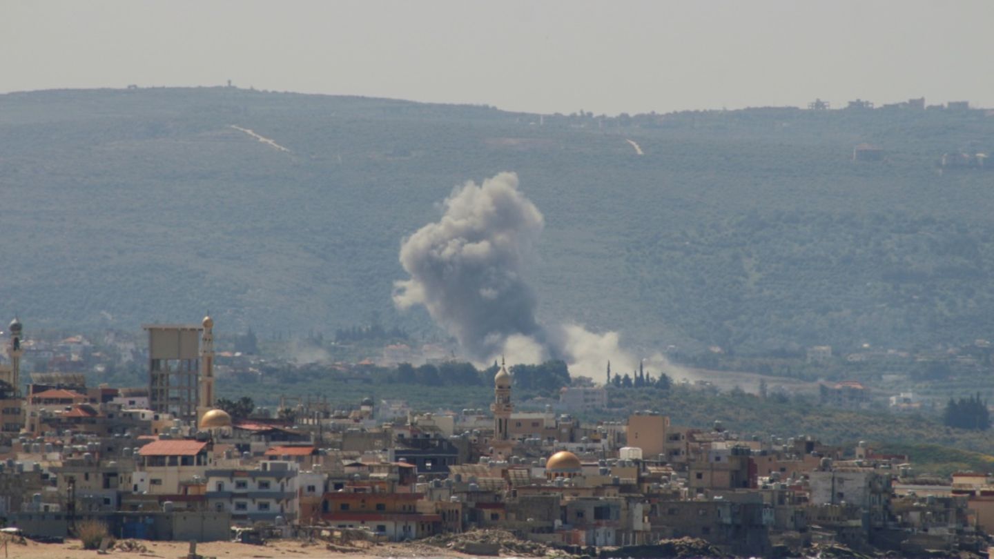 Rauch nach israelischem Angriff im Süd-Libanon