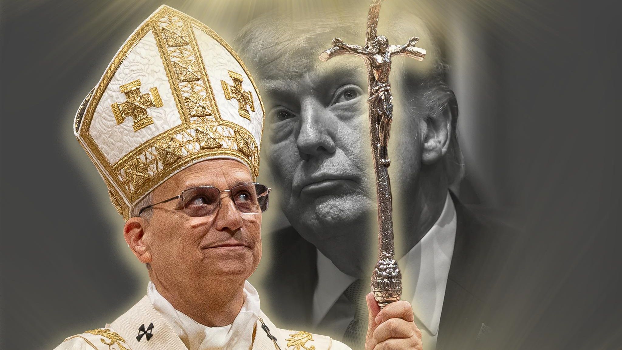 Papst Leo XIV. (l.) und Donald Trump tragen ihre Meinungsverschiedenheiten in aller Öffentlichkeit aus