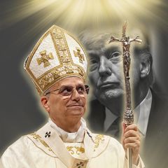 Papst Leo XIV. (l.) und Donald Trump tragen ihre Meinungsverschiedenheiten in aller Öffentlichkeit aus