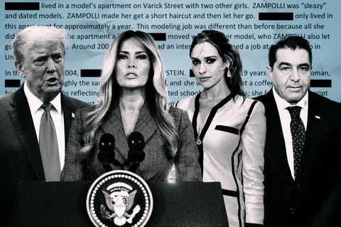 Melania Trump, Donald Trump, Amanda Ungaro und Paolo Zampolli