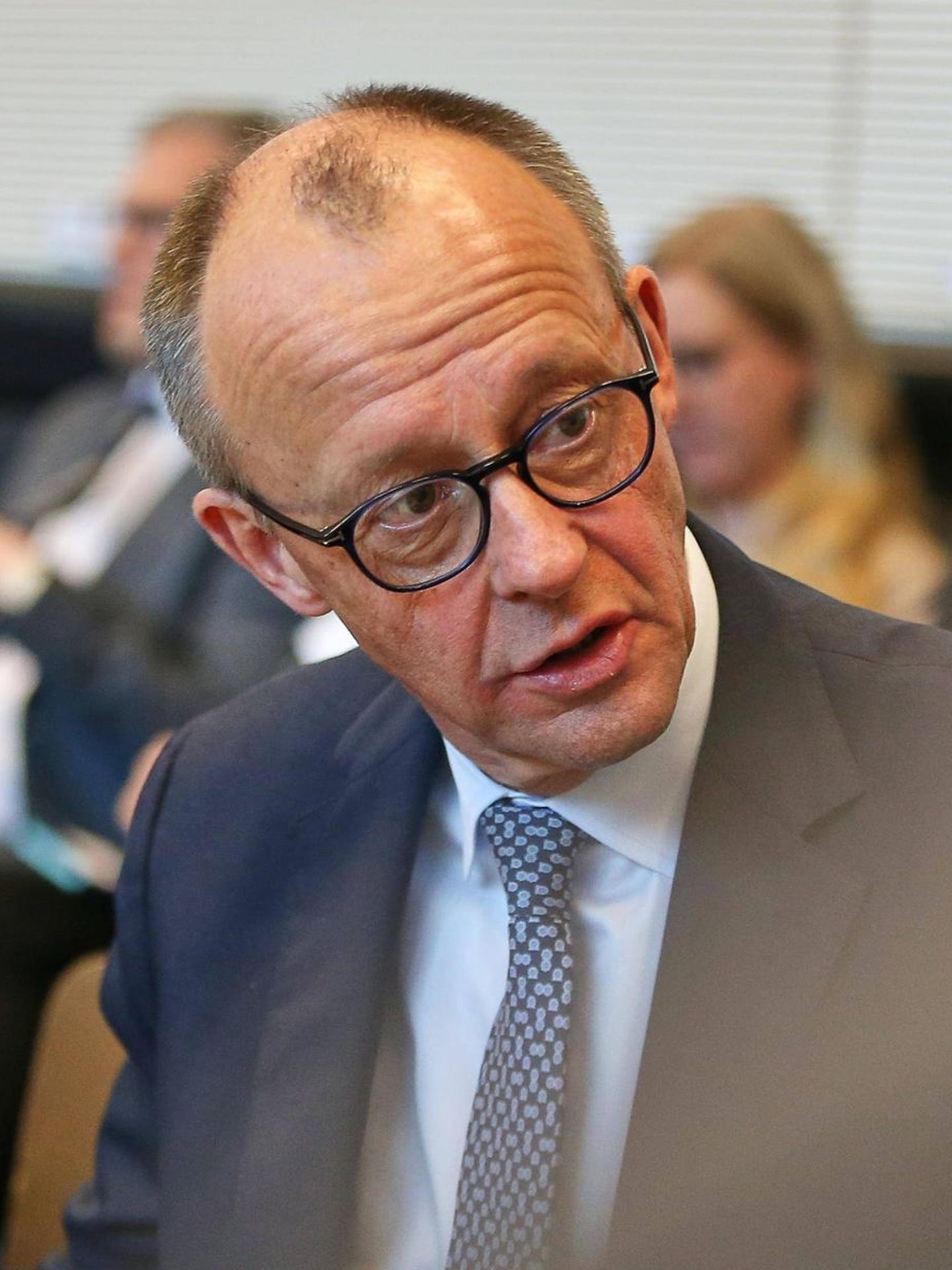 Kanzler Friedrich Merz und Unions-Fraktionschef Jens Spahn