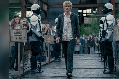 Haymitch Abernathy (Joseph Zada) stellt sich dem tödlichen Wettkampf.