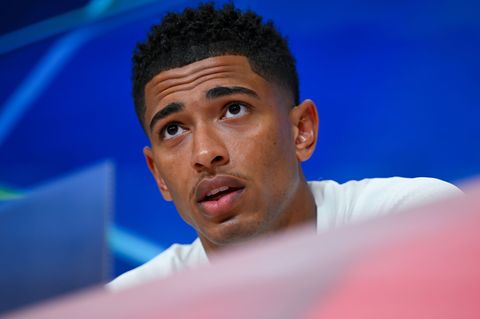 Jude Bellingham sieht das Viertelfinal-Rückspiel als Finale. Foto: Sven Hoppe/dpa