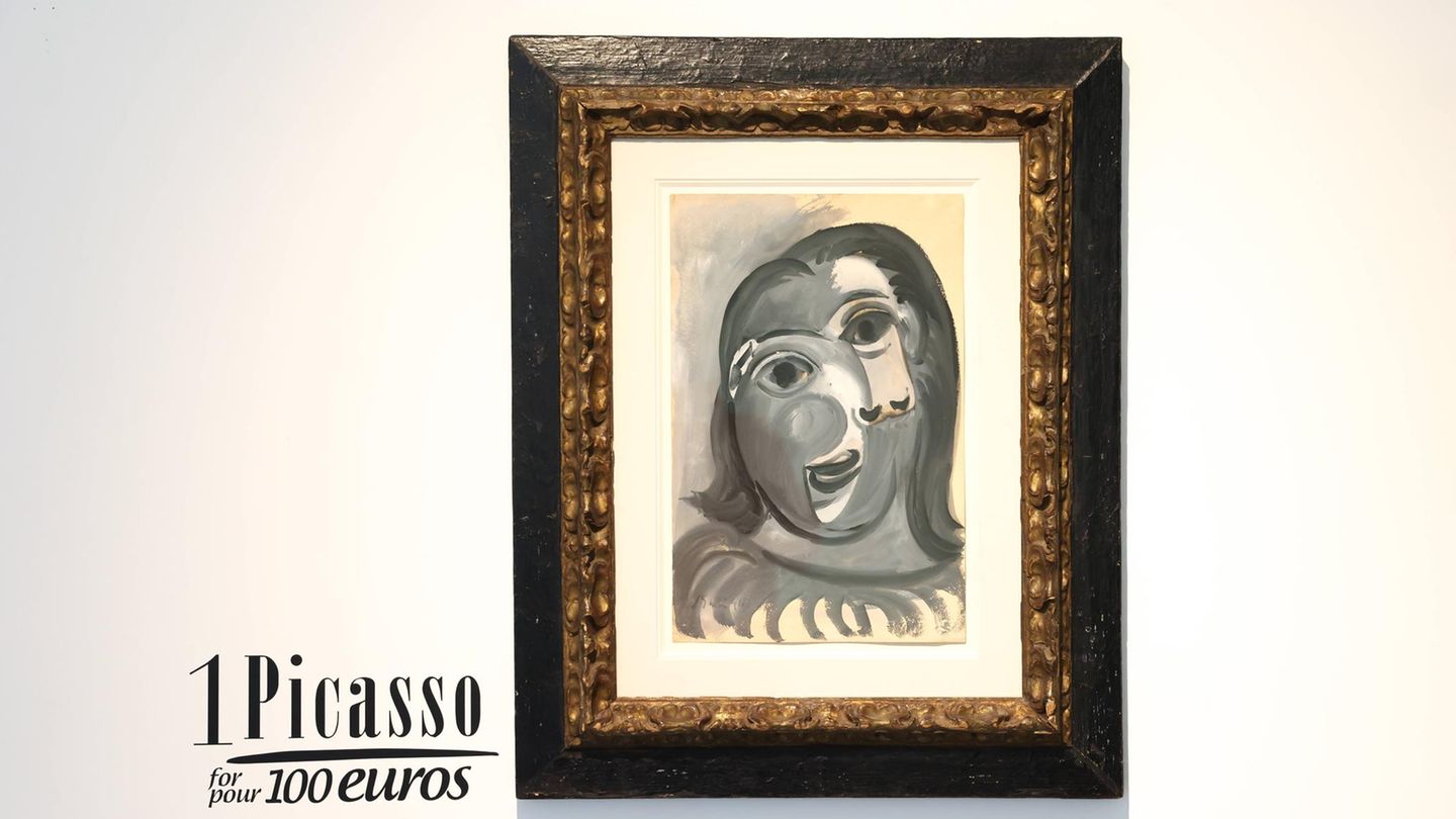 Gemälde „Frauenkopf“: Mann kauft 100-Euro-Los – und gewinnt Picasso im Millionenwert
