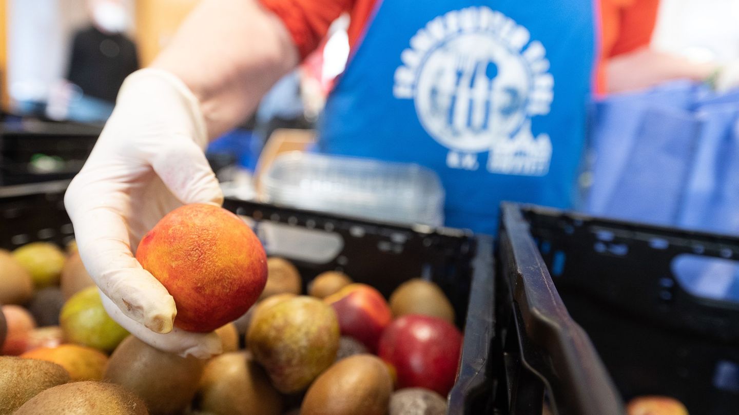 Unter anderem zum Sortieren von Lebensmitteln werden Ehrenamtliche gesucht (Archivbild). Foto: Sebastian Gollnow/dpa