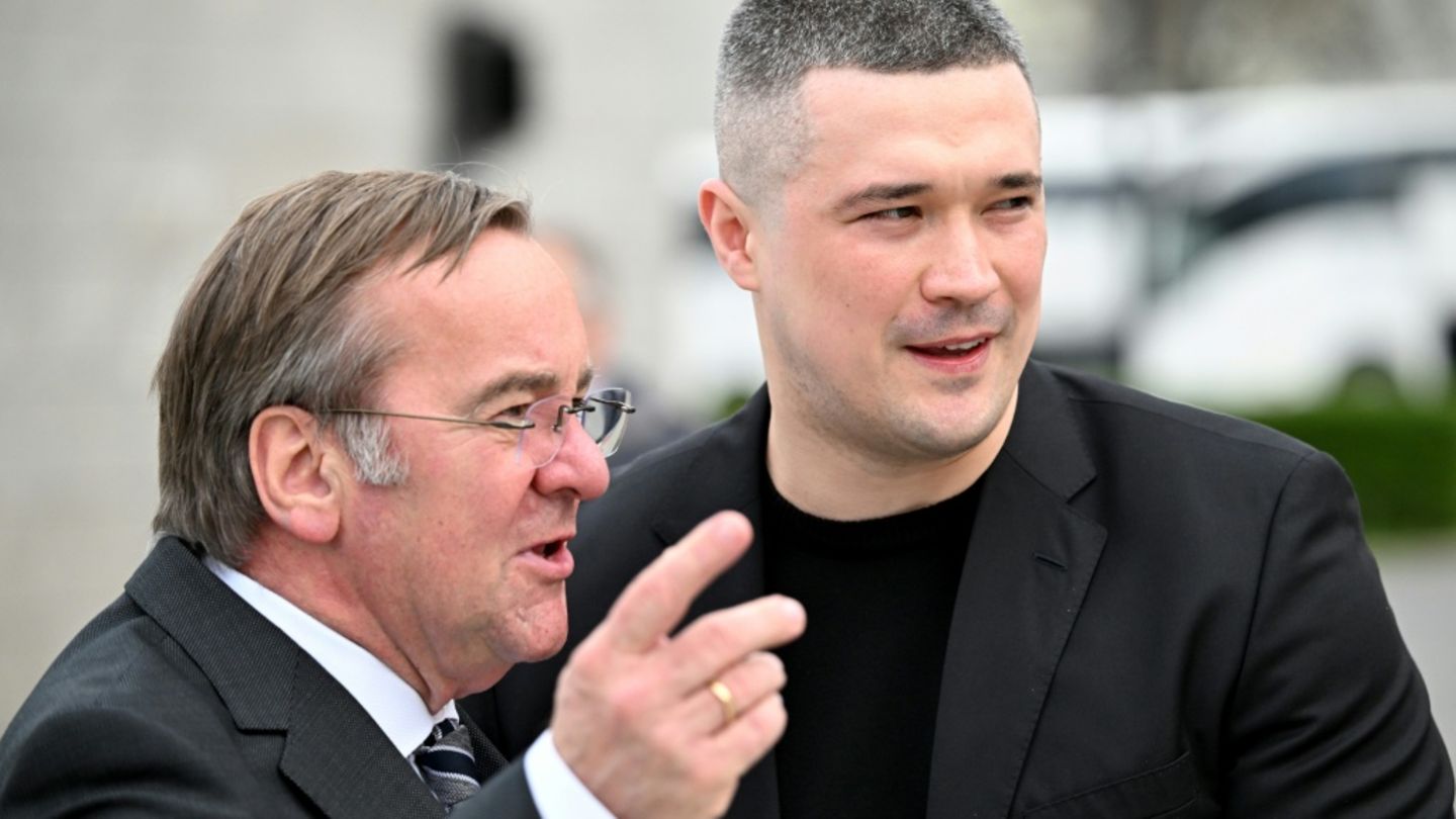 Boris Pistorius (l.) und Mychailo Fedorow