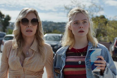 Michelle Pfeiffer und Elle Fanning in einer Szene der achtteiligen Serie "Only Margo". Foto: -/Apple TV/dpa