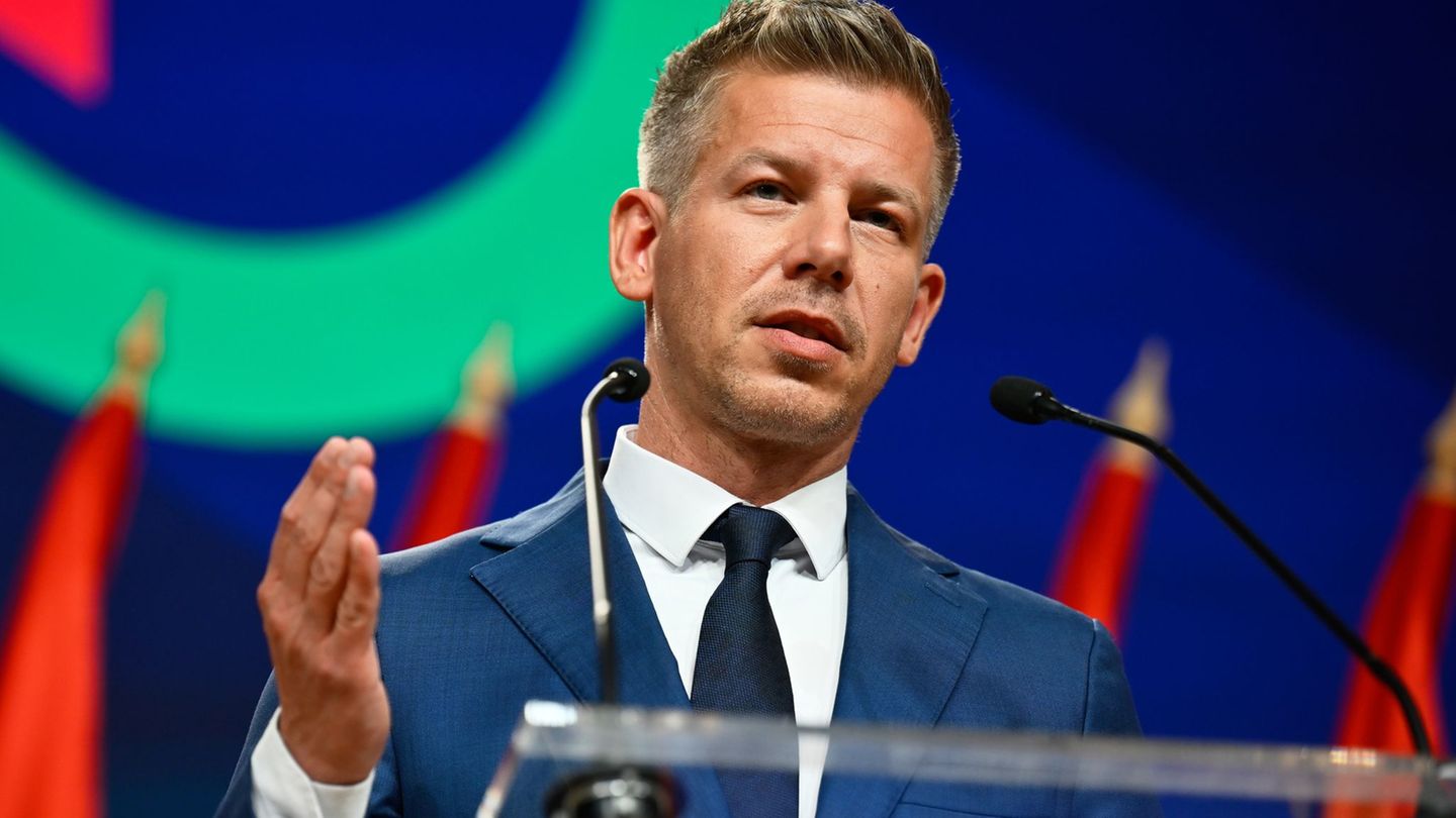 Péter Magyar hat vor über 20 Jahren ein Semester Jura an der Universität Hamburg studiert. Foto: Denes Erdos/AP/dpa