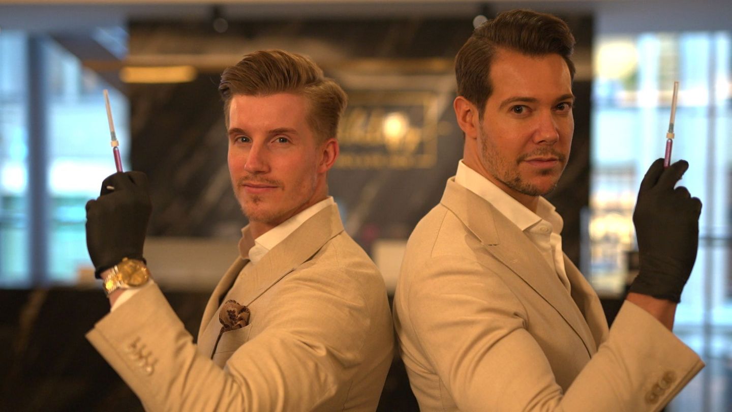 Die beiden Beauty-Docs Dr. Rick (rechts) und Dr. Nick haben sich auf ästhetische Gesichtsbehandlungen spezialisiert.