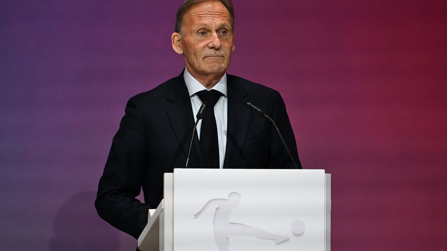 DFB-Vizepräsident Watzke blickt der WM mit gemischten Gefühlen entgegen. (Archiv) Foto: Florian Wiegand/dpa
