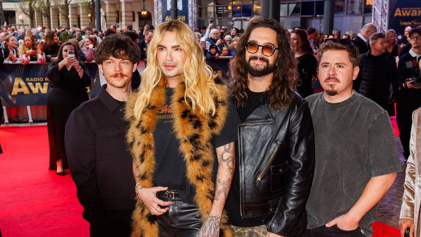 Die Band Tokio Hotel holte sich den Radio Regenborgen Award ab. Danach sei es dann im Hotelzimmer wild geworden, erzählten Bill