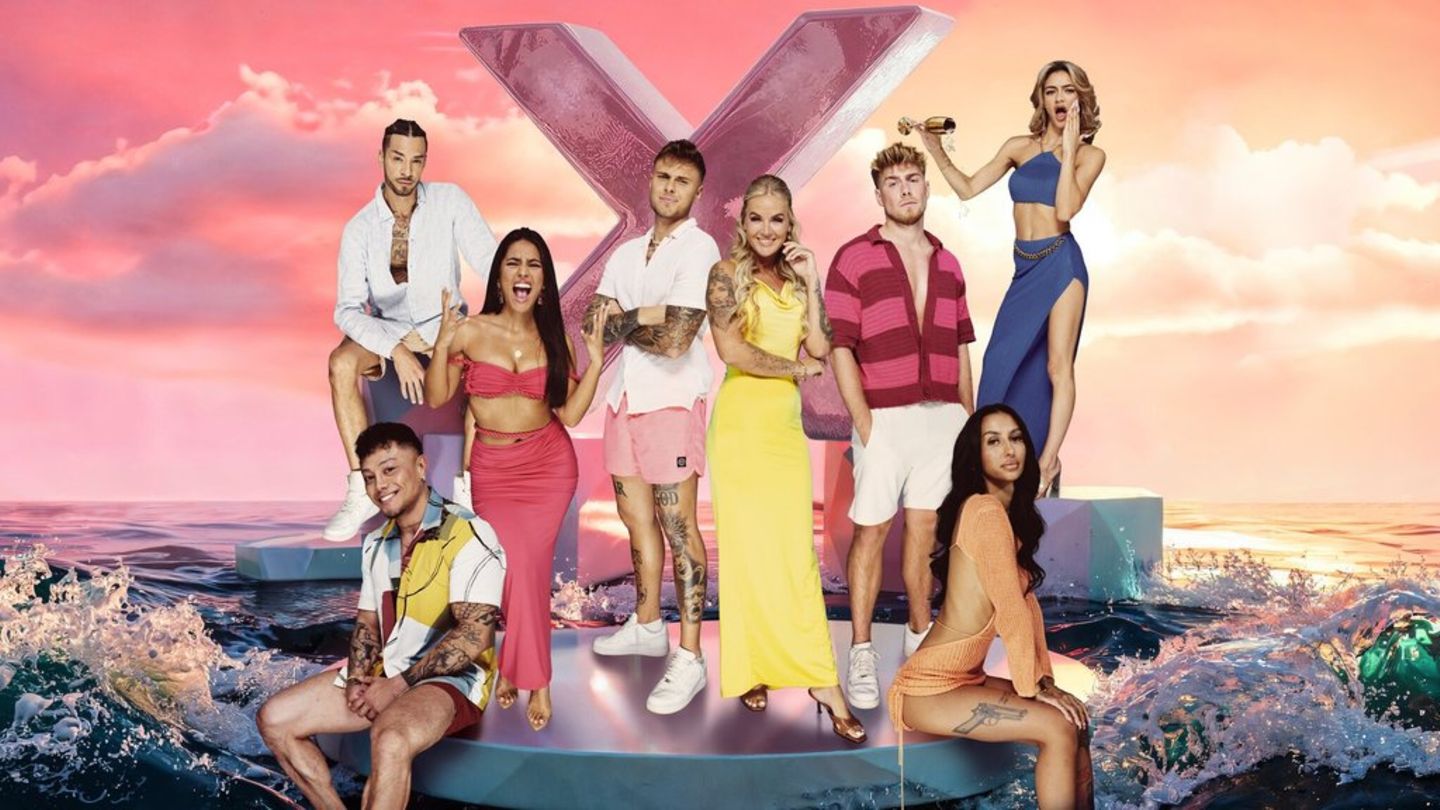 Unter anderem ist Aurelia Lamprecht (3.v.l.) bei "Match My Ex" zu sehen.