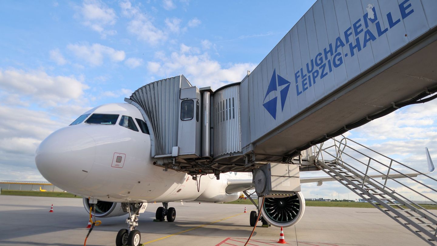 Vom Flughafen Leipzig/Halle aus wurden Georgier in ihr Heimatland abgeschoben. (Symbolbild) Foto: Jan Woitas/dpa