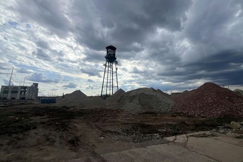 Baustelle für Rechenzentrum im US-Staat New Jersey