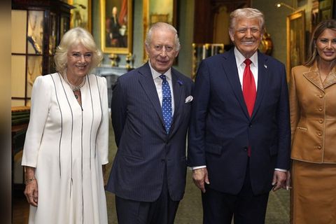 Königin Camilla und König Charles besuchen Ende April Donald und Melania Trump.