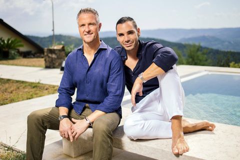 Ralf Schumacher (l.) und Étienne Bousquet-Cassagne heiraten im Juni an der Côte d’Azur