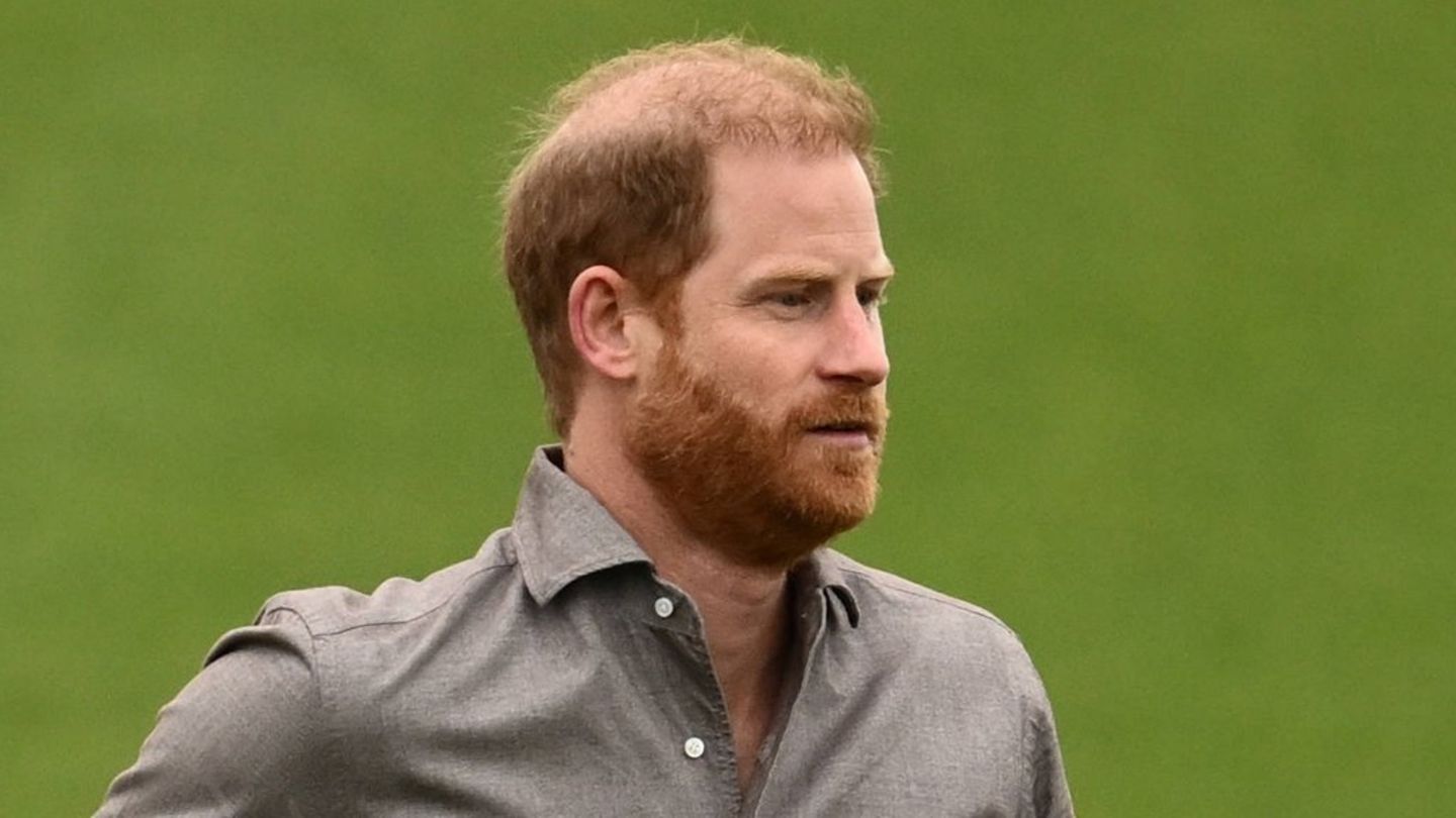 Prinz Harry bei einem Auftritt während seiner Australien-Reise.