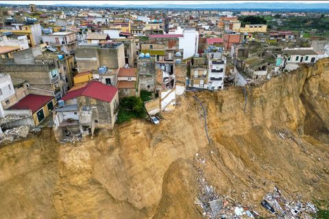 Der Erdrutsch hatte Ende Januar die 25.000-Einwohner-Stadt Niscemi im Süden Siziliens getroffen. (Archivfoto) Foto: Stefano Gatt