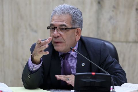 Miguel Ángel Gálvez führte als Richter brisante Verhandlungen, etwa gegen den früheren Präsidenten Guatemalas Otto Perez Molina.