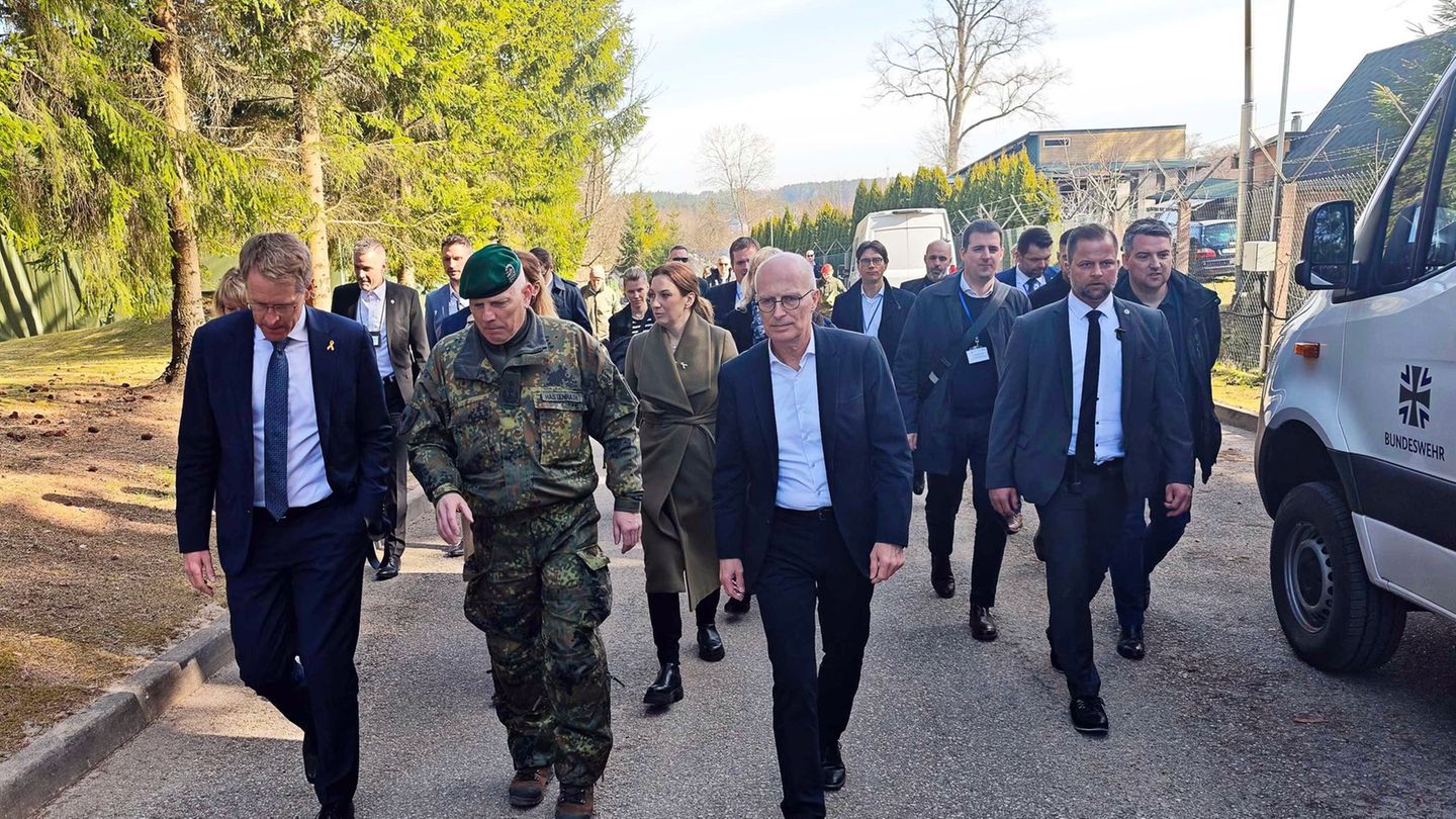 Der Bundeswehrstandort Nememcine in Litauen ist nur 19 Kilometer von belarussichen Grenze entfernt. Foto: Martin Fischer/dpa