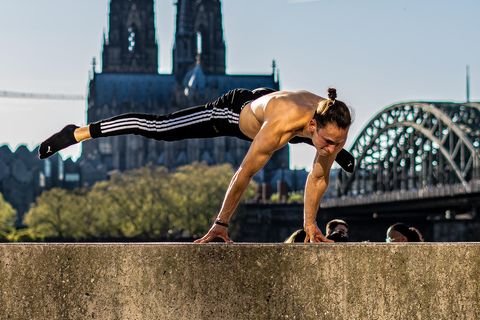Mitja Rose beim Calisthenics