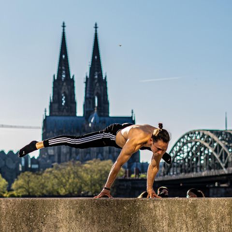 Mitja Rose beim Calisthenics