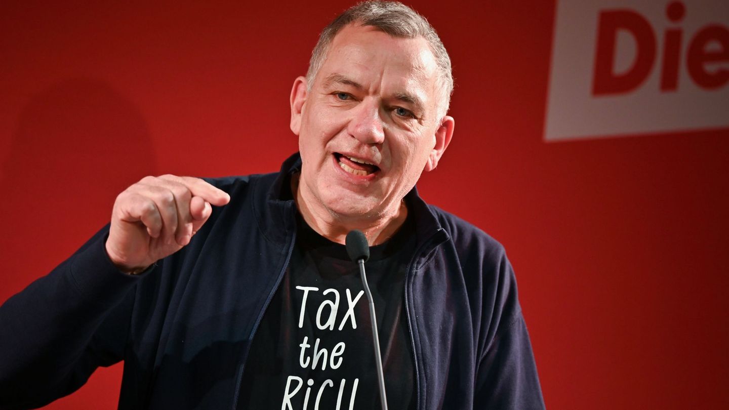 Jan van Aken hat seinen Rückzug vom Parteivorsitz angekündigt. (Archivbild) Foto: Katharina Kausche/dpa