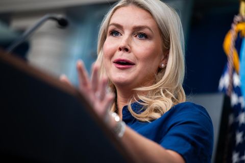 Die Sprecherin des US-Präsidialamts, Karoline Leavitt