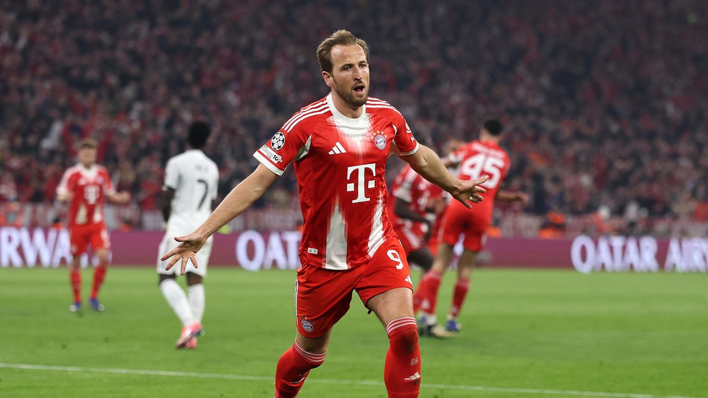 Harry Kane trifft zum 2:2, Díaz und Olise drehen spät das Spiel