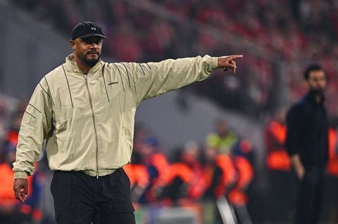 Die Bayern müssen im Halbfinal-Hinspiel auf Trainer Kompany verzichten. Foto: Tom Weller/dpa