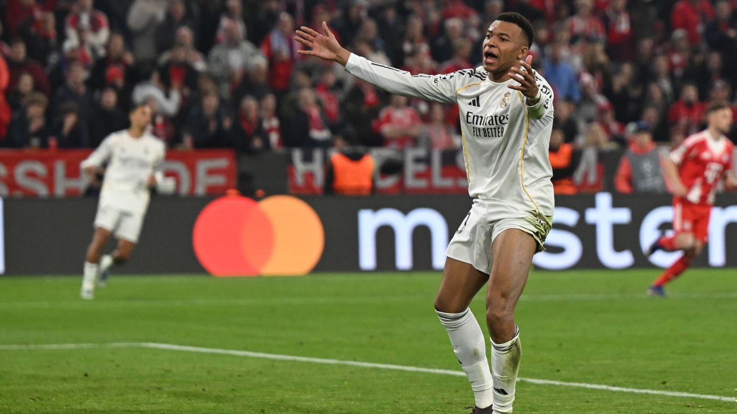 Für Kylian Mbappé ist die Champions-League-Saison vorbei. Foto: Sven Hoppe/dpa