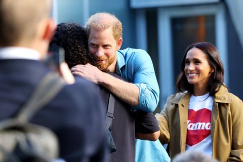 Prinz Harry und Herzogin Meghan am Donnerstag in Melbourne.