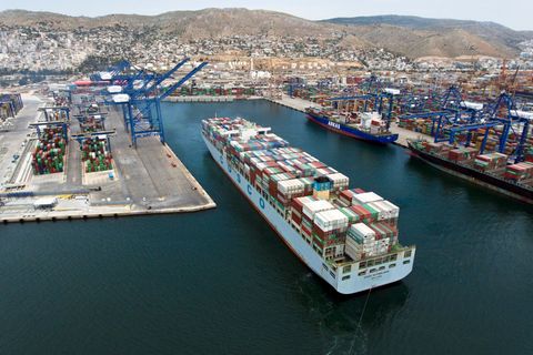 Hafen von Piräus: Größte Handelsflotte der EU. (Archivbild) Foto: Panos Tomadakis/XinHua/dpa
