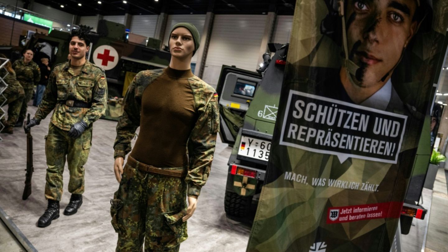 Werbestand der Bundeswehr