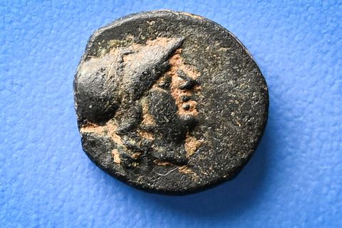 In Berlin gefundene griechische Münze