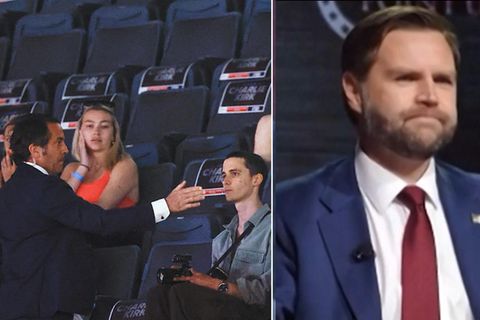 US-Vizepräsident Vance spricht vor fast leerer Halle