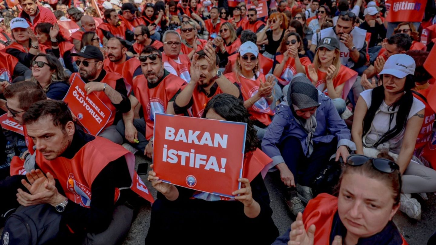 Lehrer-Protest in Ankara