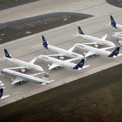 Flugzeuge am Boden – bald wieder wegen Kerosinmangel, ausgelöst durch Irankrieg